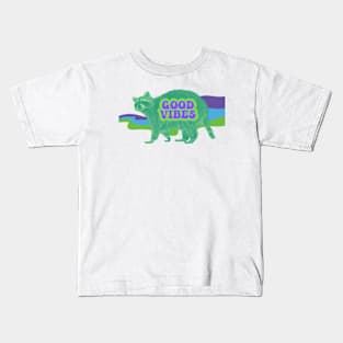 Groovy Raccoon Kids T-Shirt